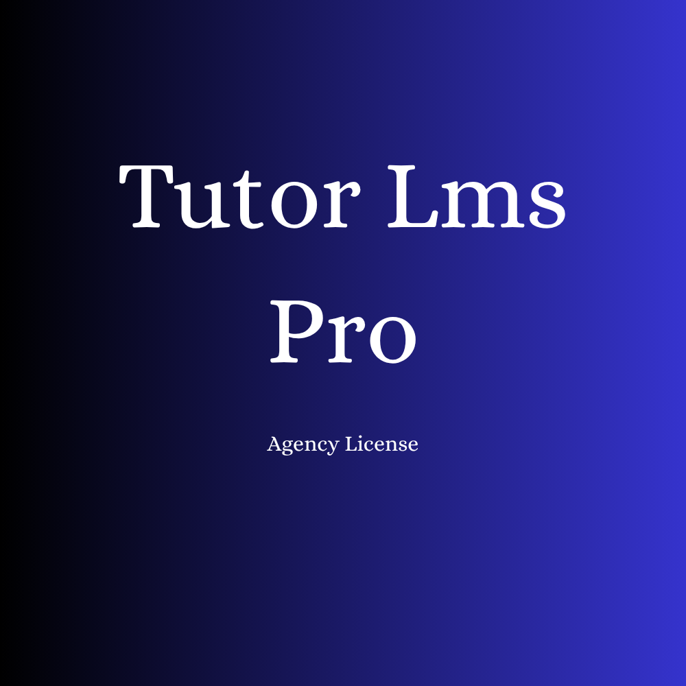 Tutor lms Pro